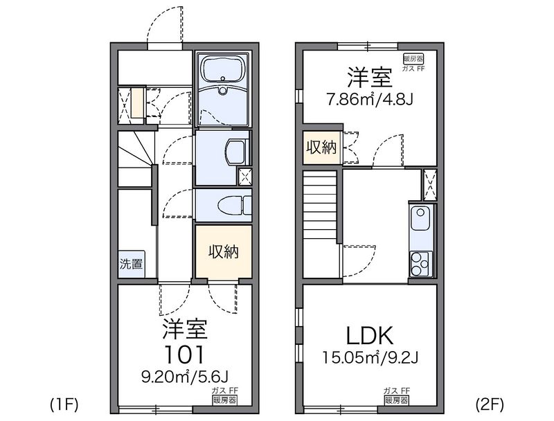 レオネクストハピネス３号館 間取図