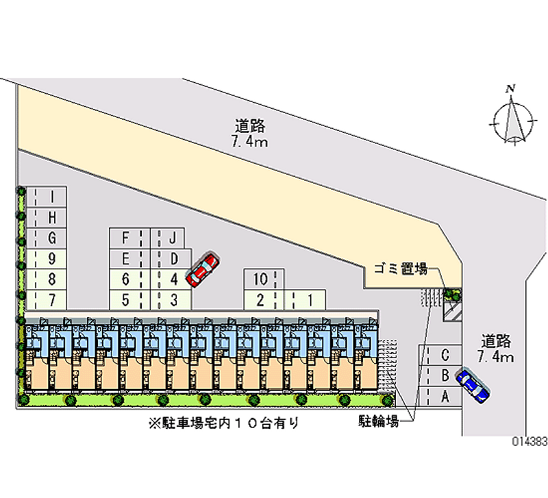 レオパレス広田 月極駐車場