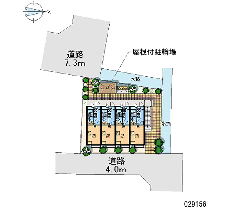レオパレス柏公園 区画図