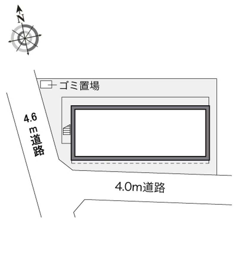 レオパレス春日 配置図