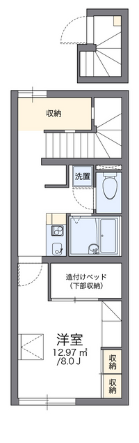 レオパレス安斎ハイツ 間取り図