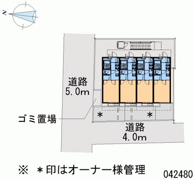 レオパレスルコントワール御影 区画図
