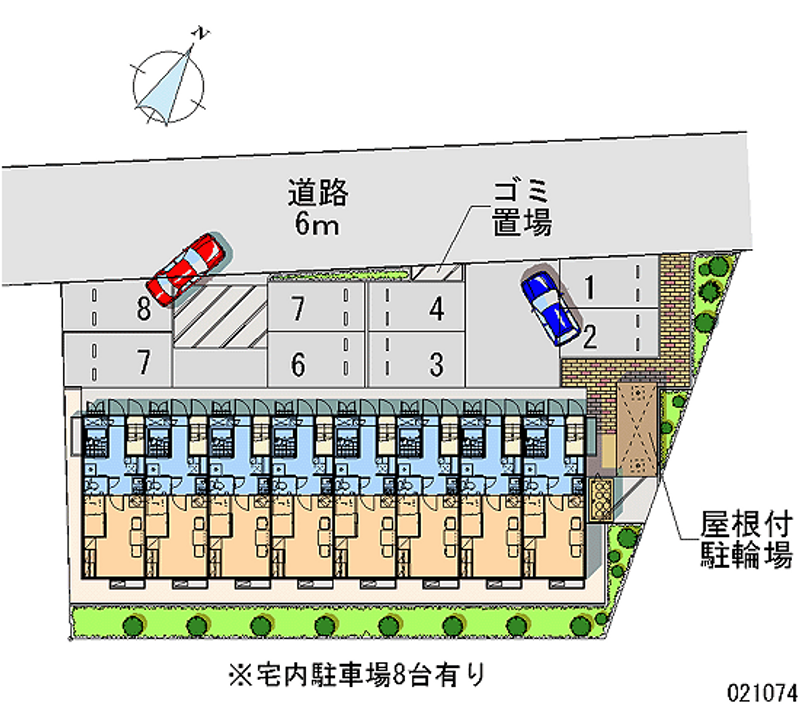 レオパレス神領 区画図