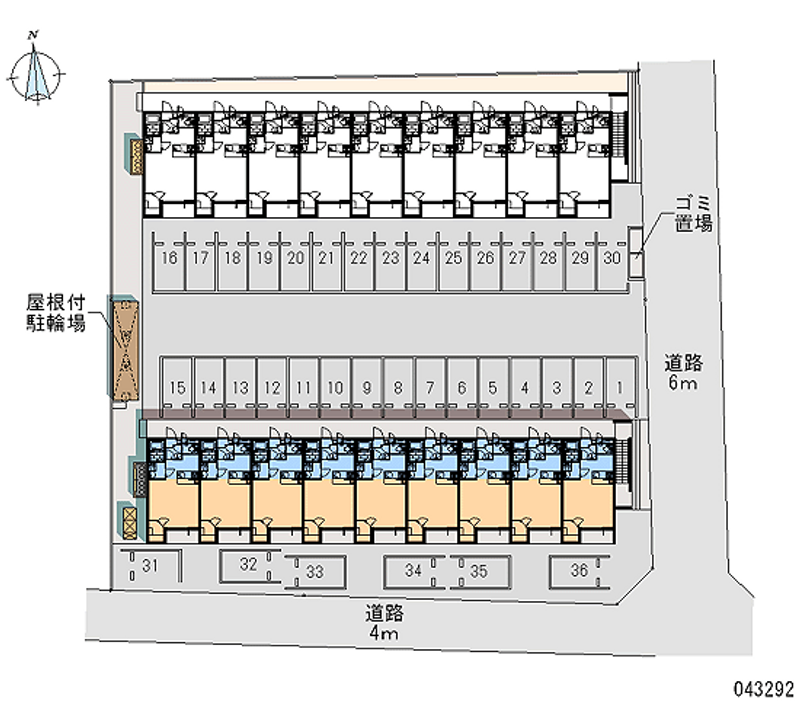 43292 bãi đậu xe hàng tháng