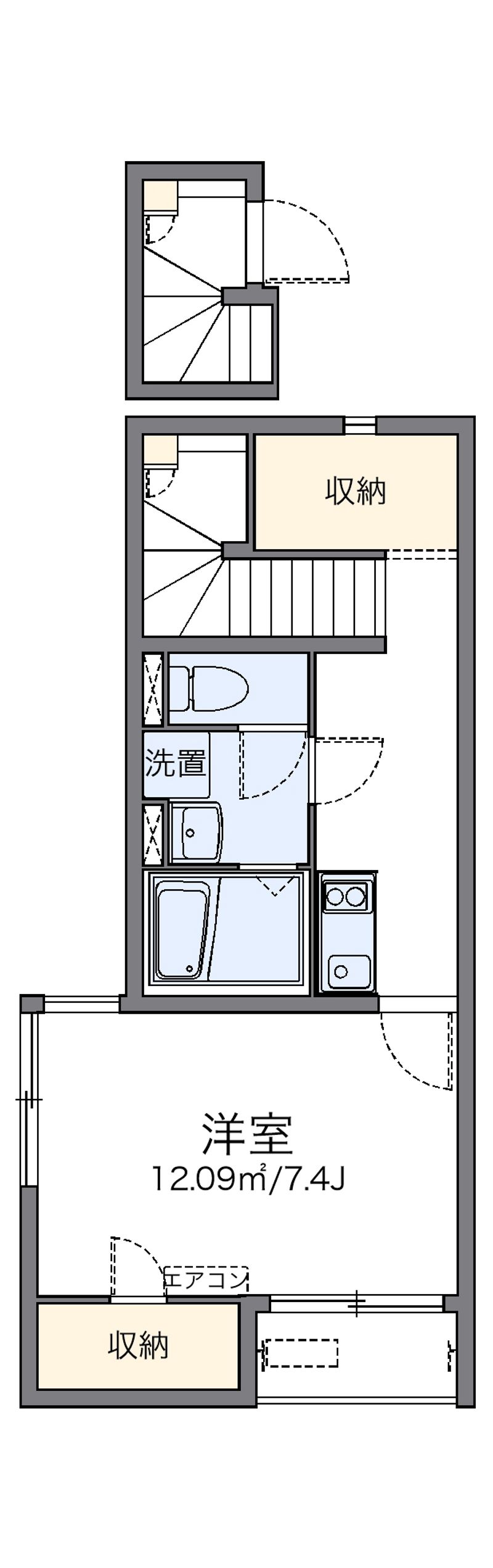 レオネクストＮａｋａｍｕｒａ 間取図