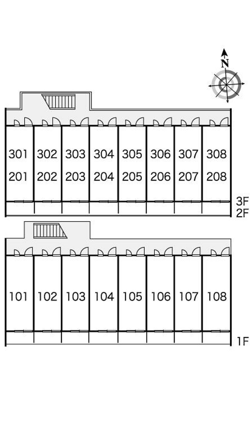 レオパレス望 間取り配置図
