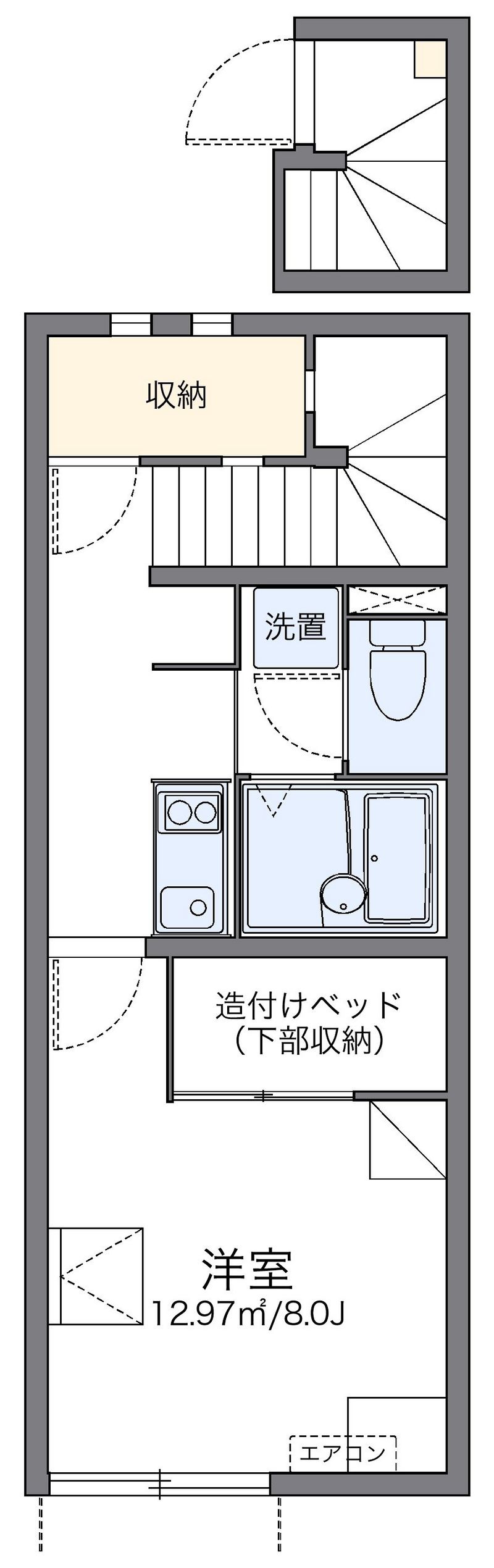 レオネクストグレイスコート大石 間取図