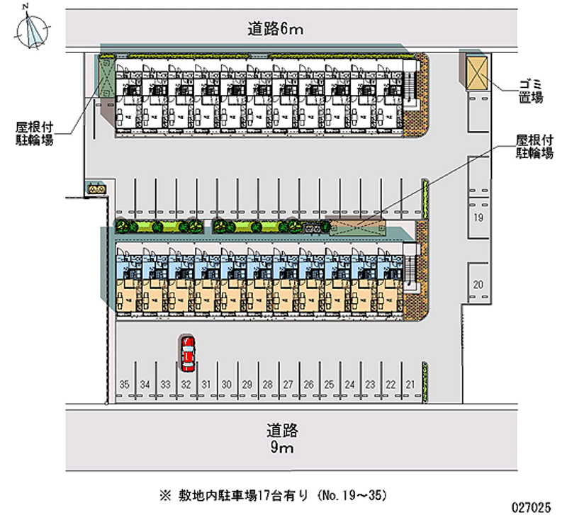 27025 Monthly parking lot