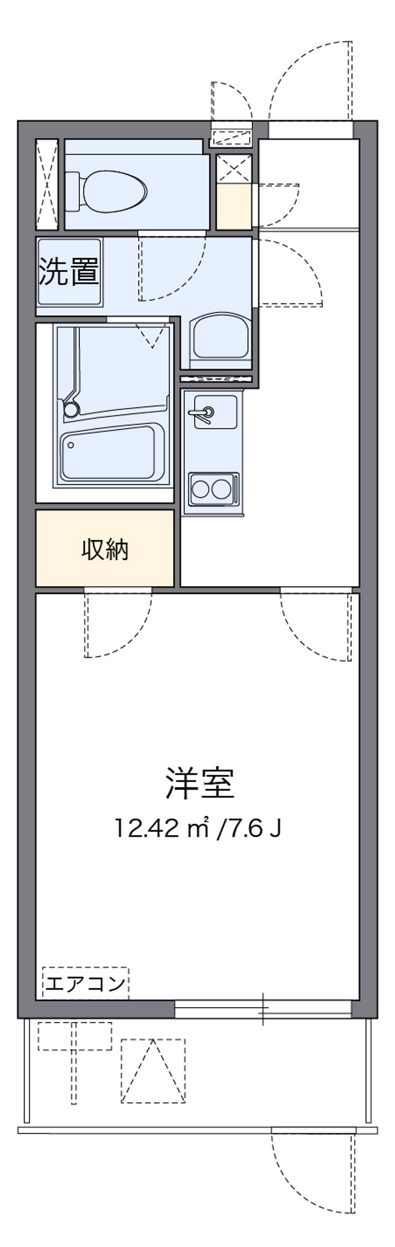 クレイノ縁 間取図