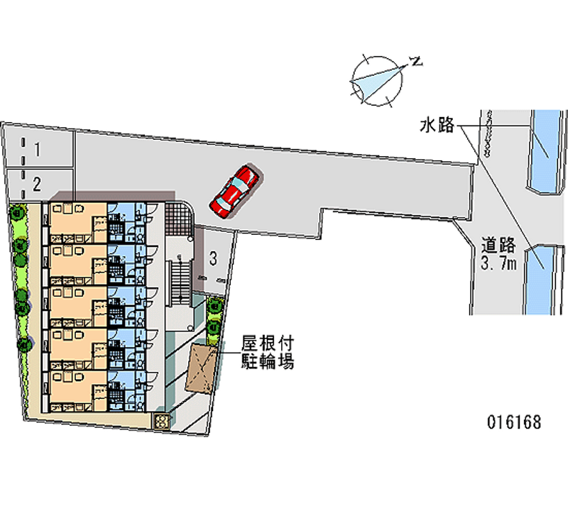 16168 Monthly parking lot