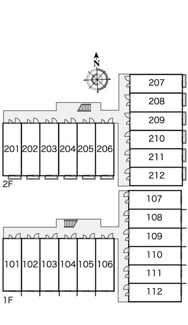 レオパレスＥフレックス 間取り配置図