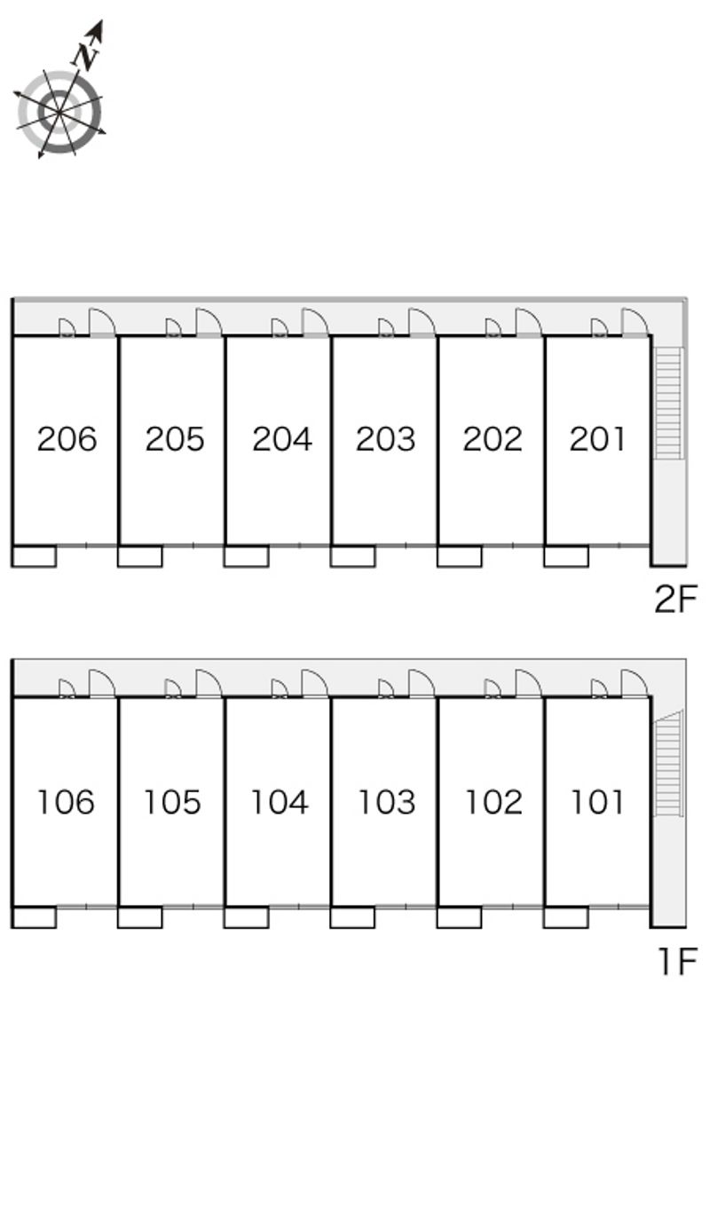 レオパレスＰＲＥＭＩＥＲ 間取り配置図