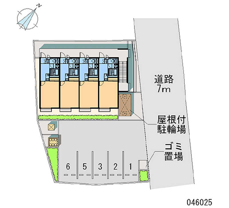 46025 Monthly parking lot