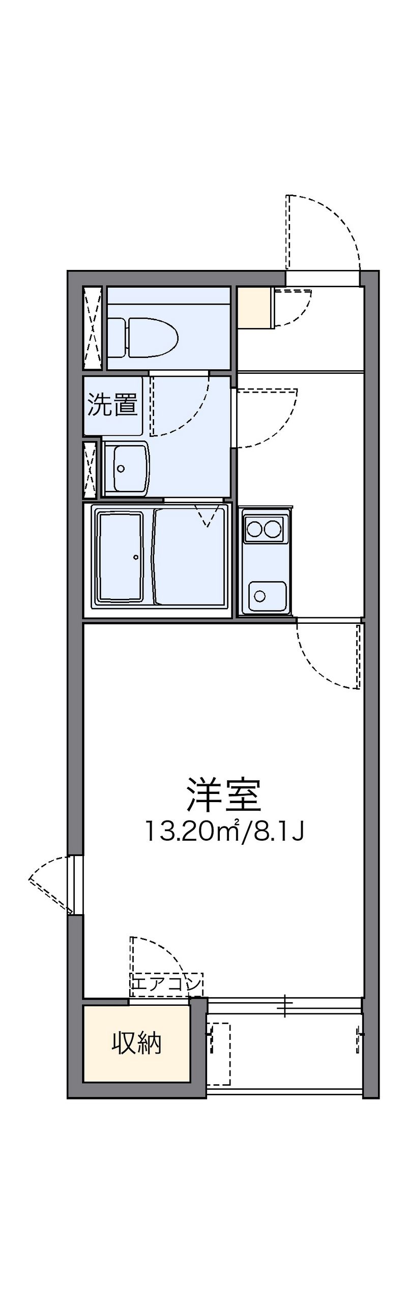 レオネクストはなもも舘 間取図