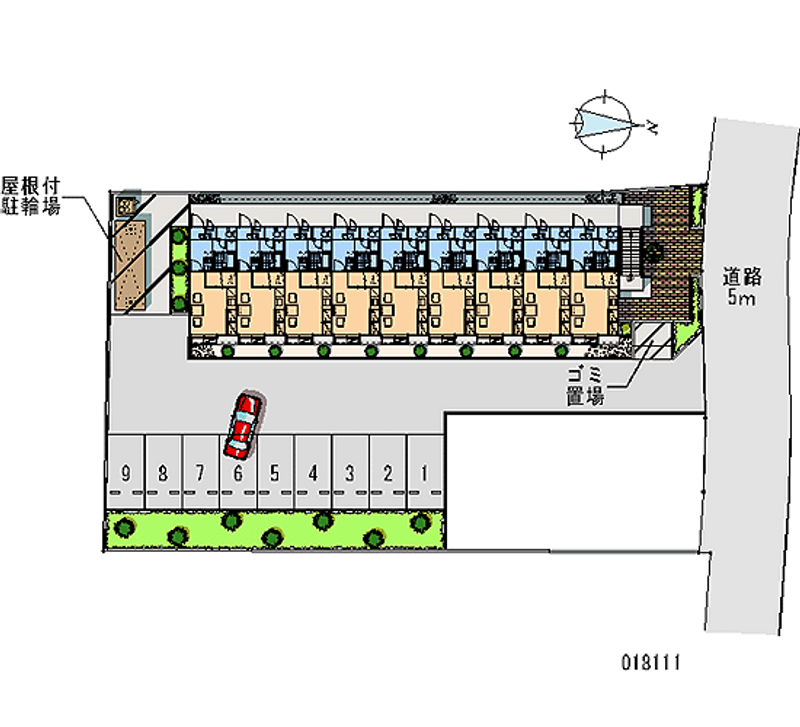 18111 Monthly parking lot