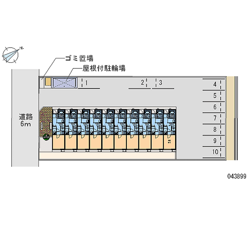 43899 bãi đậu xe hàng tháng