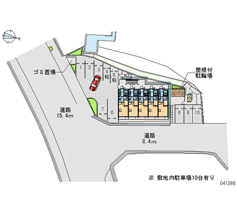 レオパレス白ゆり 月極駐車場