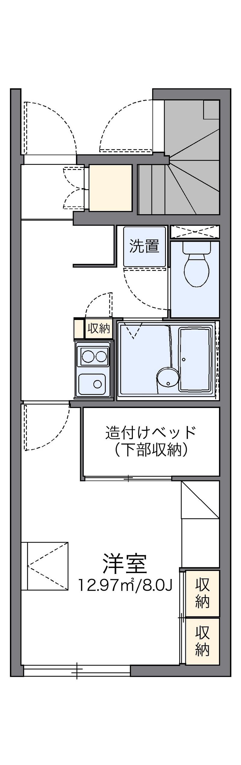 レオパレスＪＫ２ 間取図