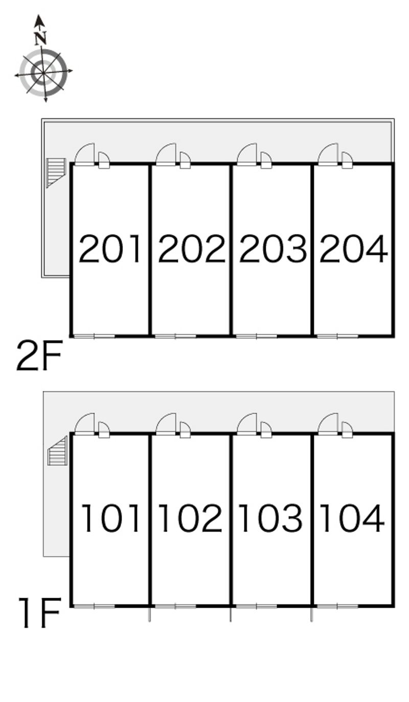 レオパレスエーデルヴァイス 間取り配置図