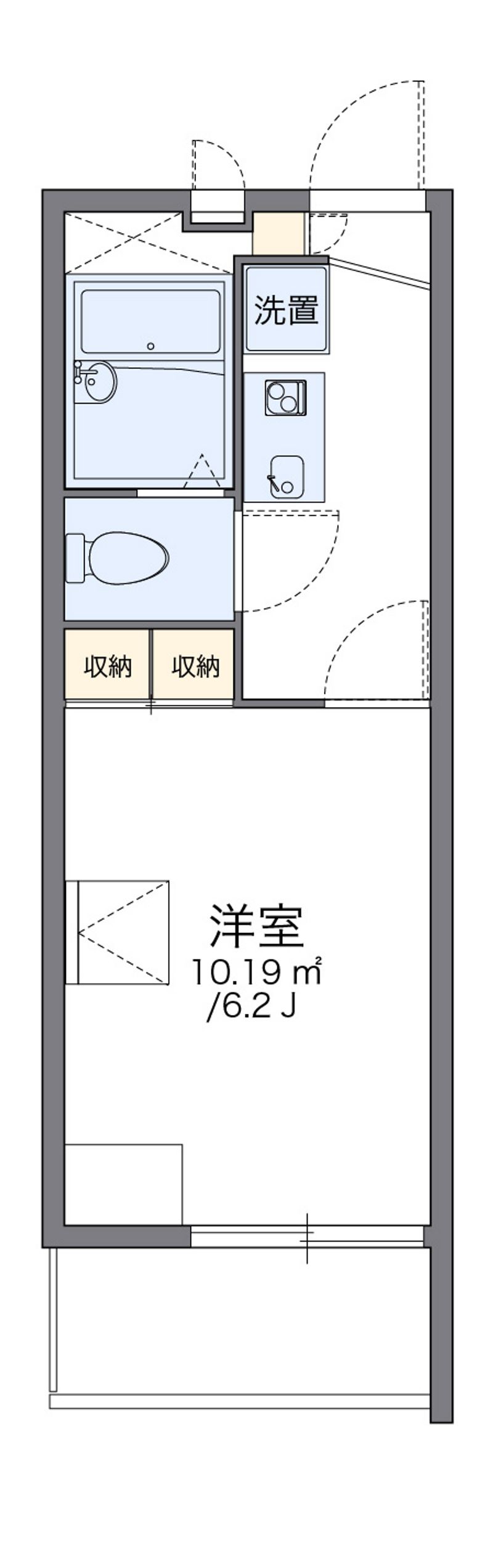 レオパレスＤｒｅａｍＳｅｅｄⅠ 間取り
