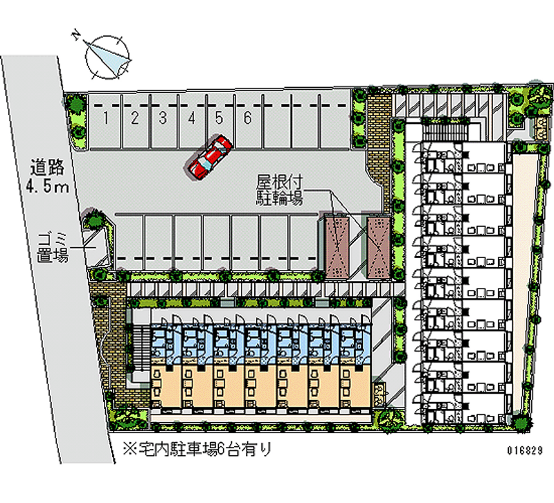 16829月租停車場