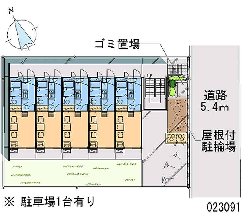 レオパレスＩＺＵＯ 区画図