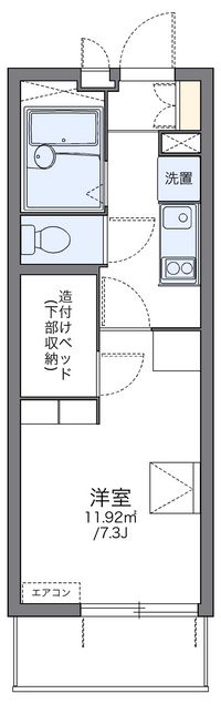 レオパレスアルカンシェル 間取り図