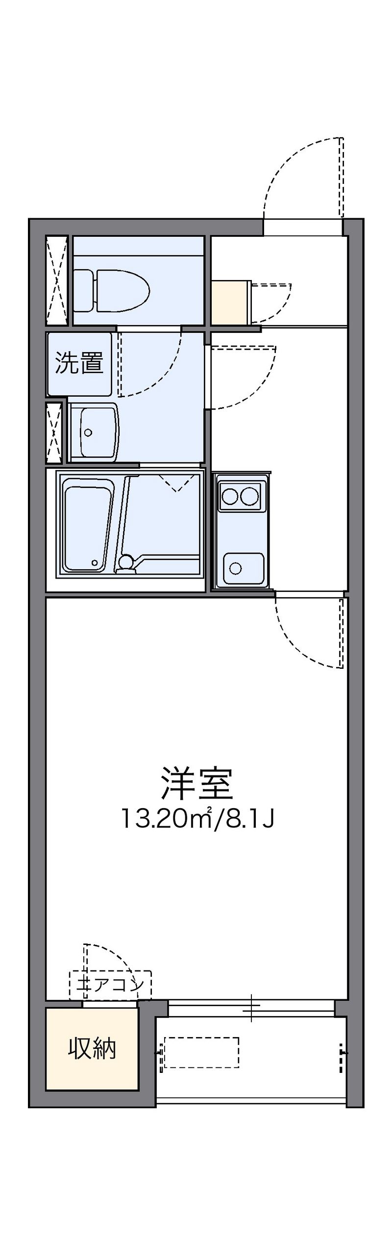 レオネクストクレスト旭 間取図