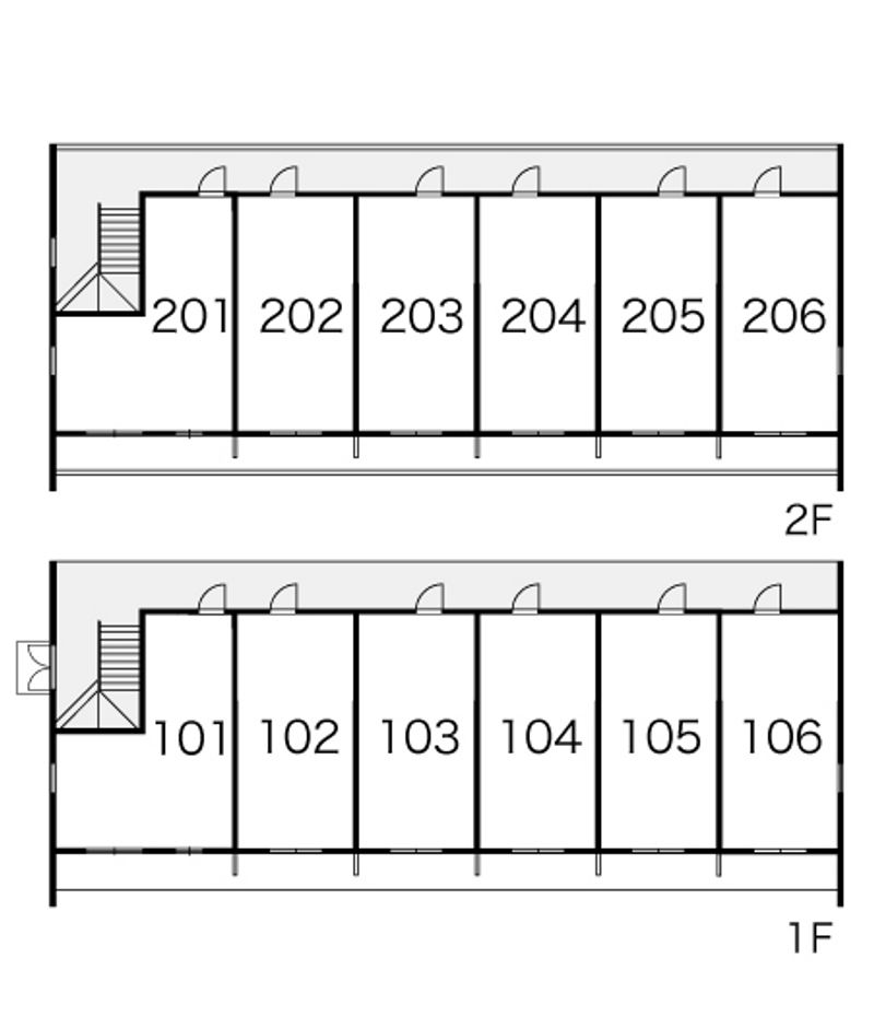 レオパレスおおすが 間取配置図