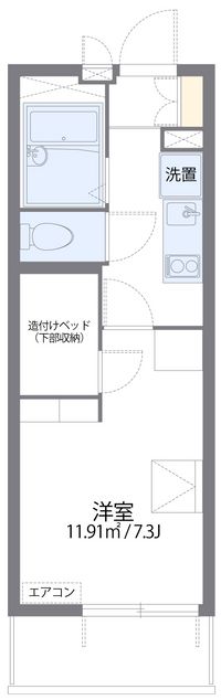 レオパレスシャルマン柴島 間取り図