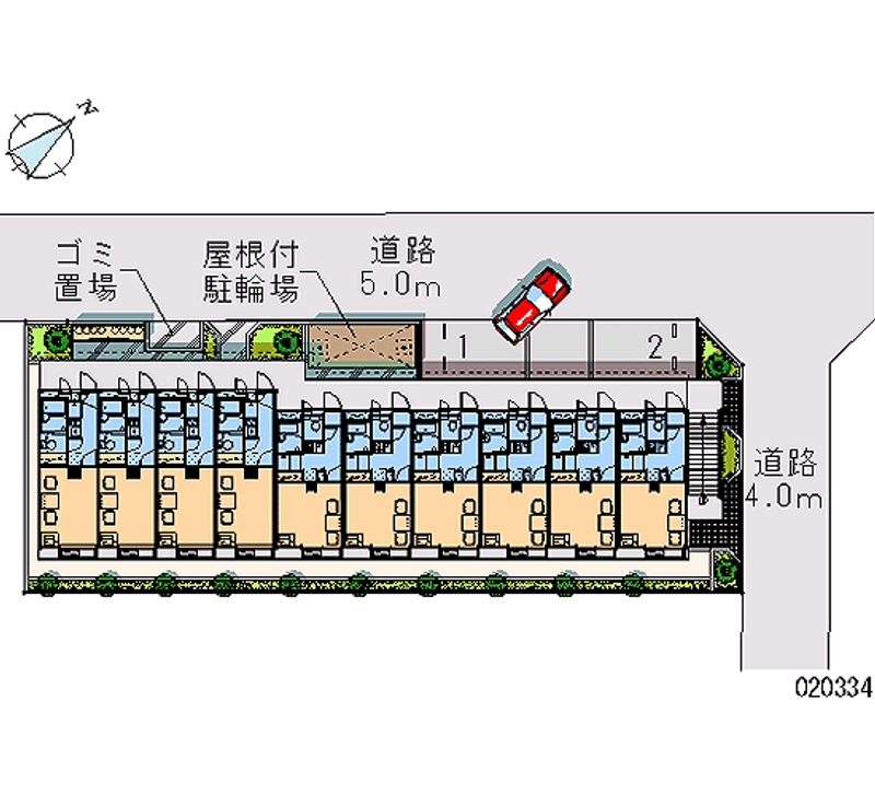 20334月租停車場