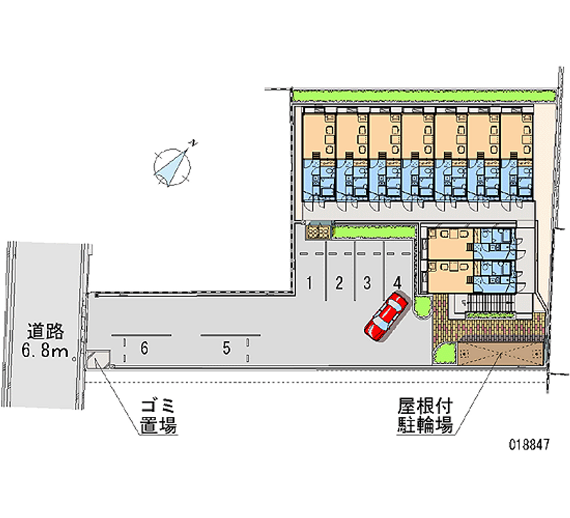 18847月租停車場