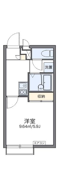 レオパレス時田　楓館 間取り図