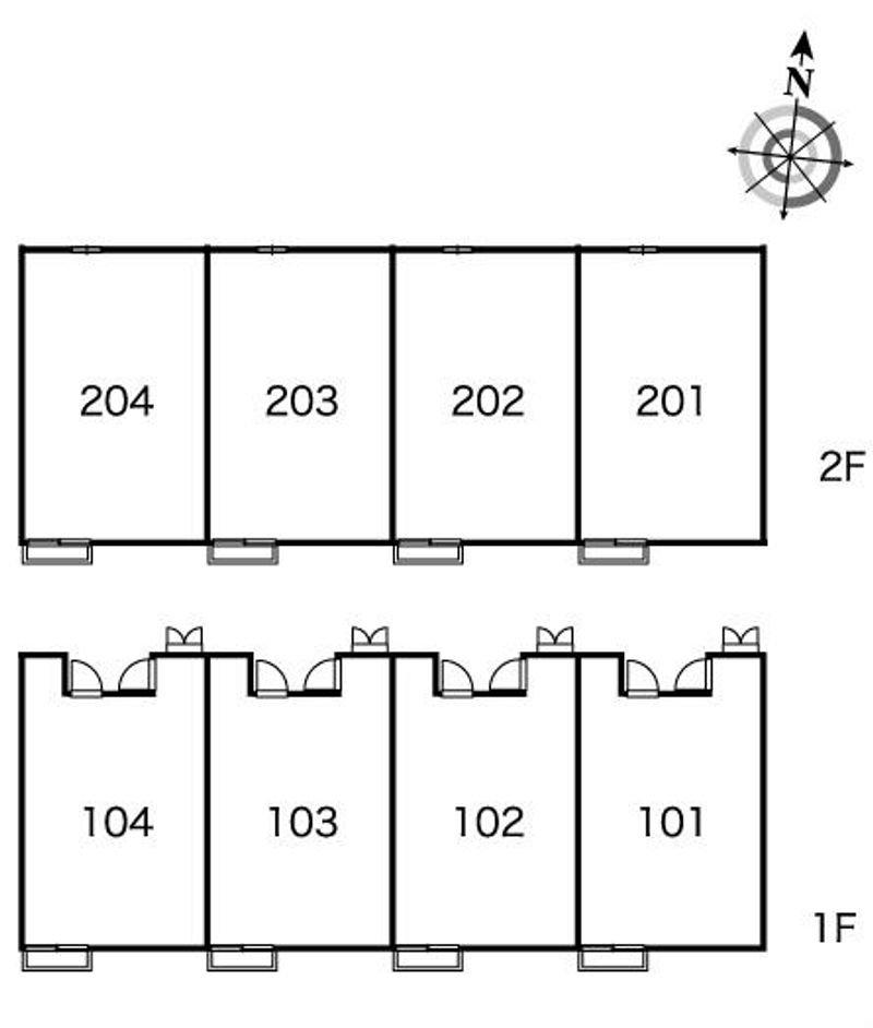 レオパレスシルフィ 間取り配置図