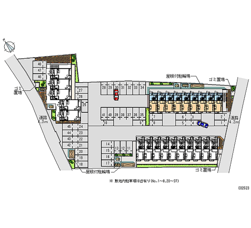 32523 bãi đậu xe hàng tháng