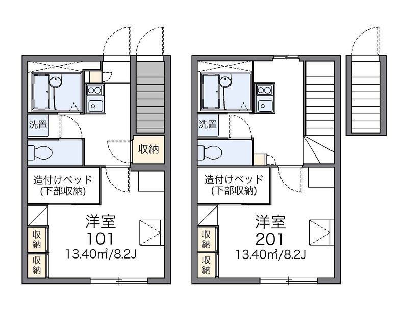 レオパレスいずみ 間取り