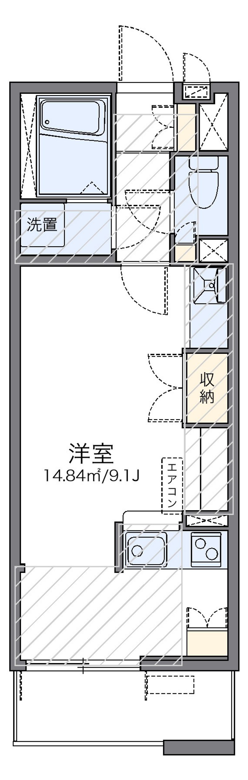 レオネクスト舞浜Ⅱ 間取図