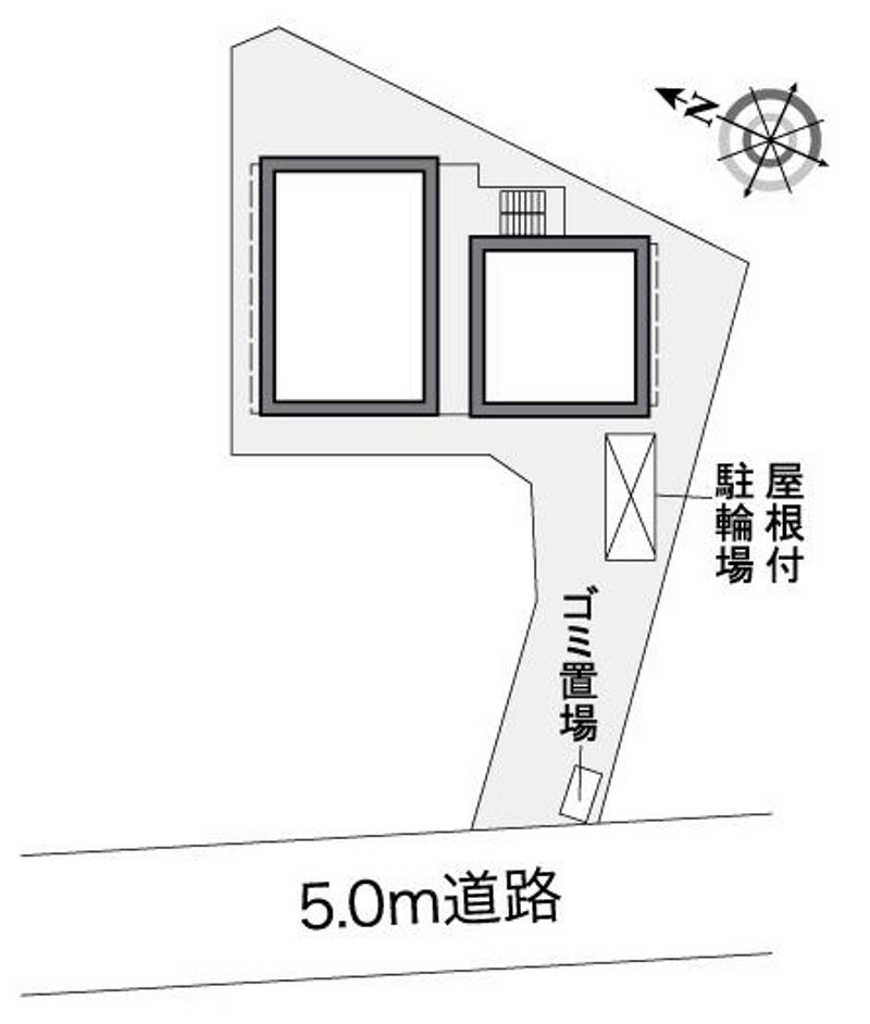 レオパレスＣＯＺＹ 配置図
