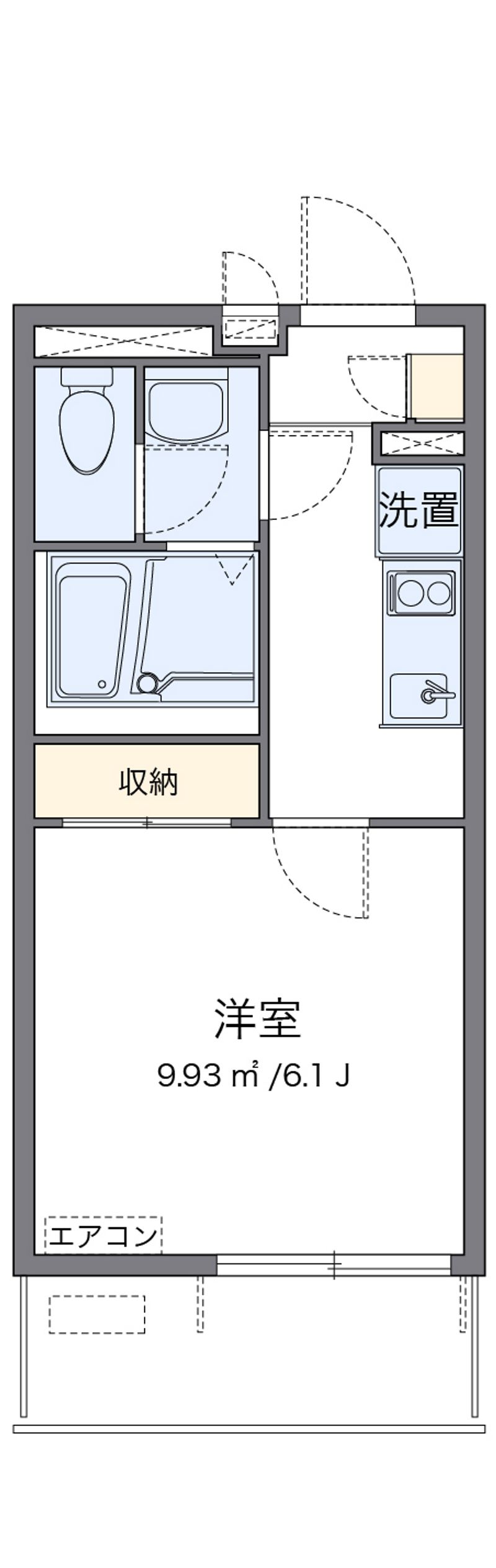 レオネクストＣＯＺＹ 間取図