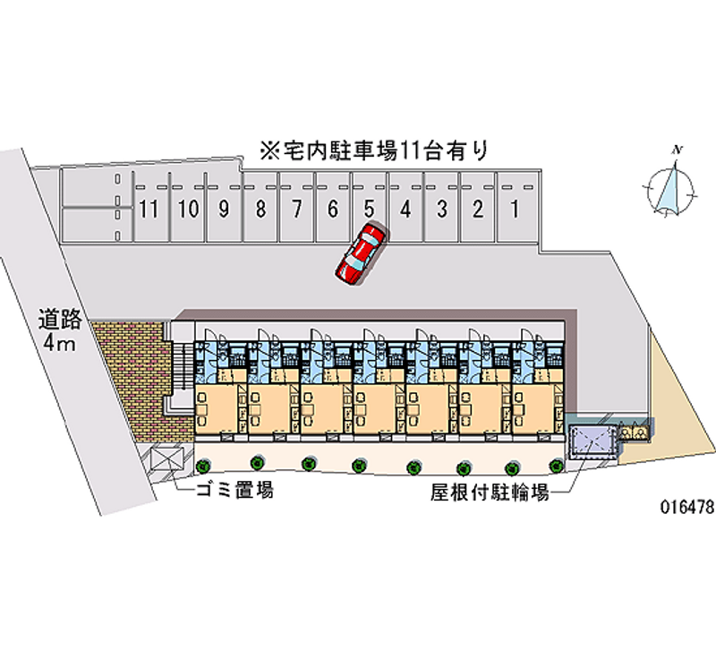 レオパレスＴＷＩＮＹ 月極駐車場