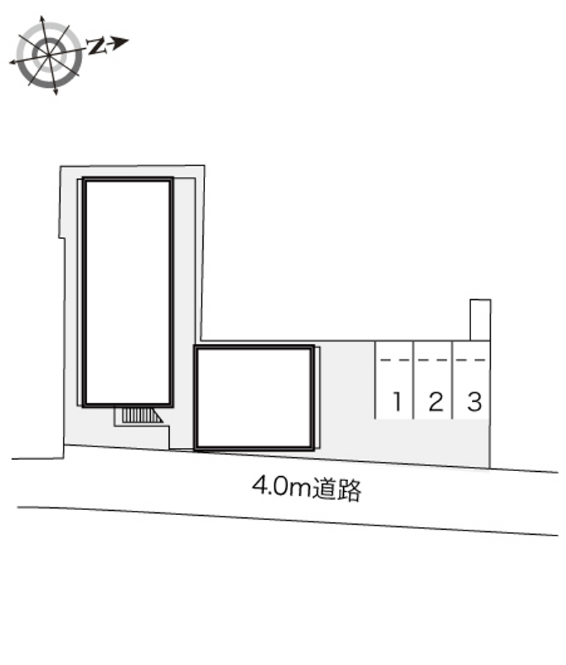 レオパレスＳＹＯＵⅡ 配置図