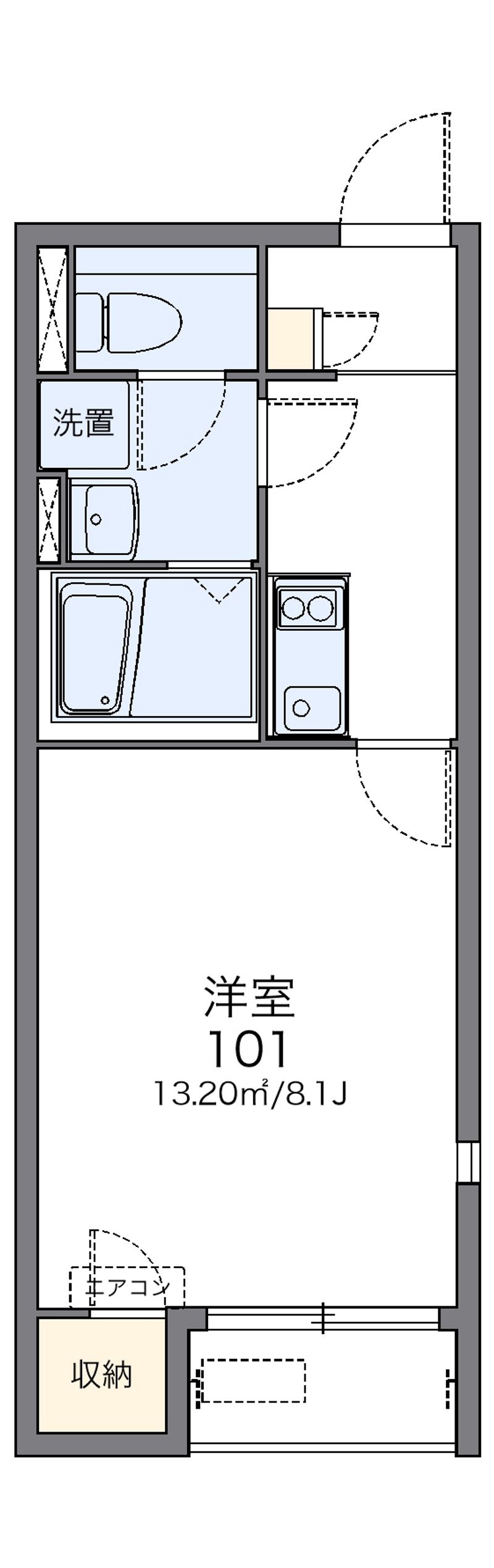 レオネクストリバティーベル 間取図