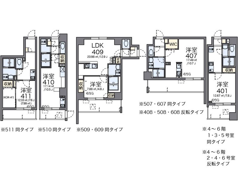 ヴィアロ千種スクエア 間取図
