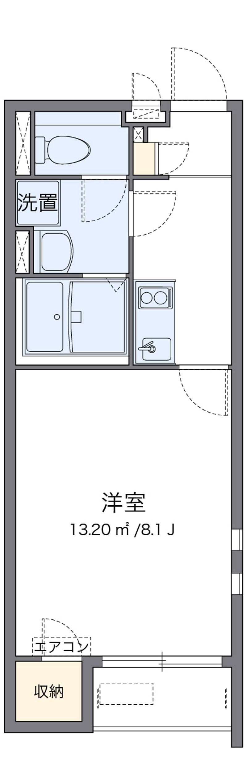 クレイノゾーンウイングサード 間取図