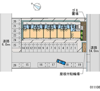 11108 Monthly parking lot