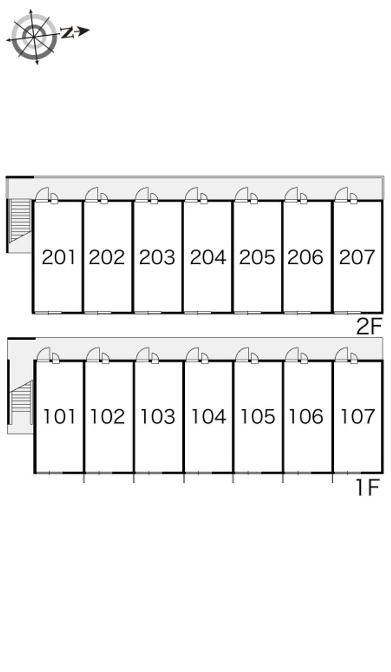 レオパレスＯｒａｃｉｏｎ 間取配置図