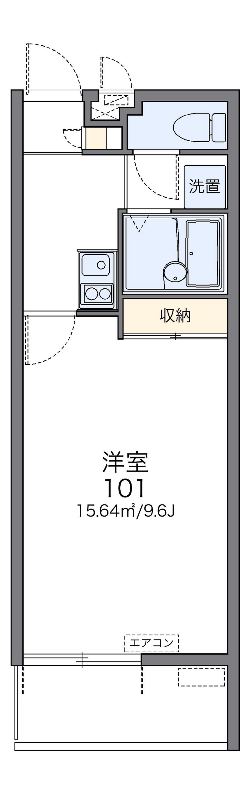 レオパレスすずらん 間取り