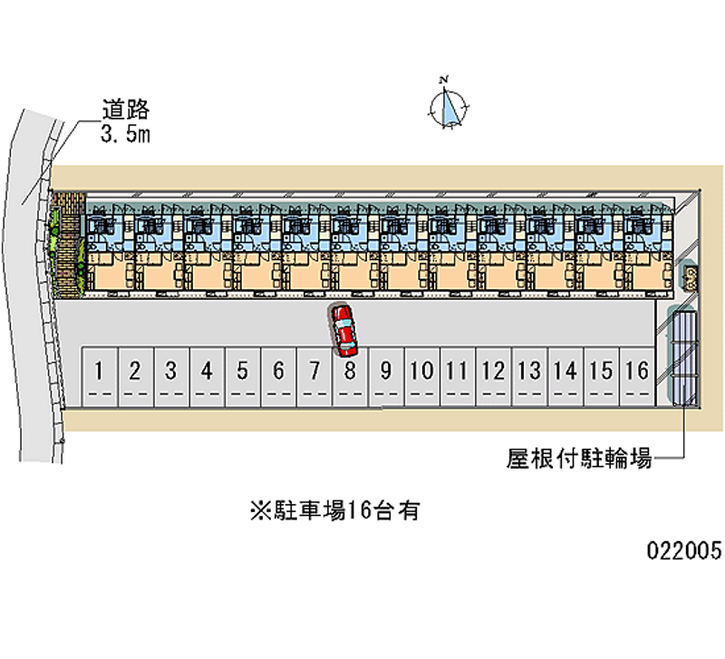 22005 Monthly parking lot