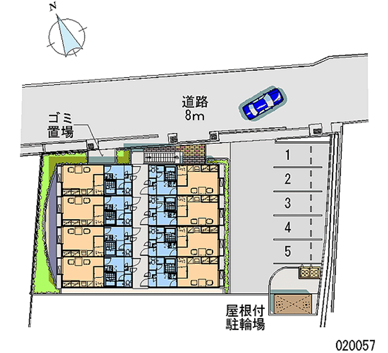 レオパレスコンフォート 月極駐車場