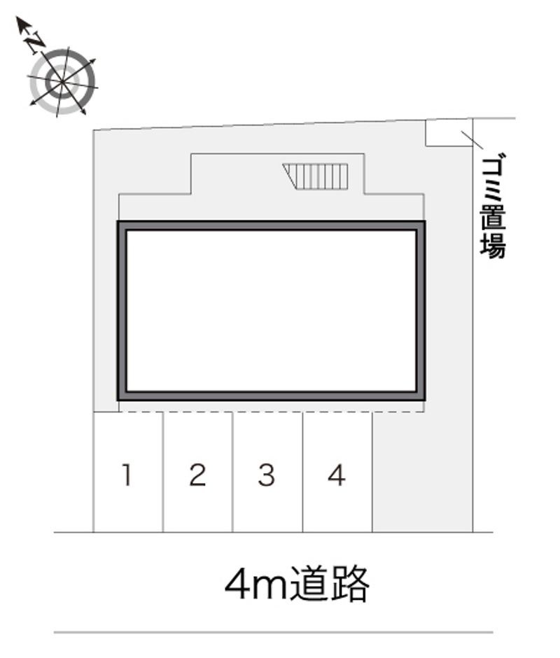 レオパレスアルタ 駐車場